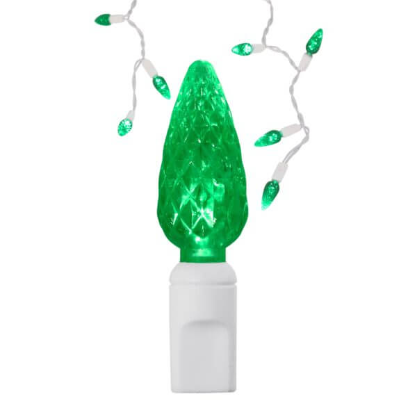 C6 LED GREEN ICICLE LIGHTS Creative Displays