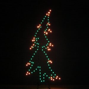 10' Whispering Pine Tree Holiday Light Display