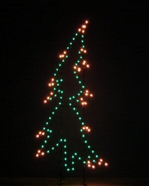 10' Whispering Pine Tree Holiday Light Display