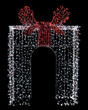10' 3D Present Arch Holiday Light Display