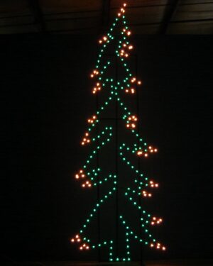 13' Whispering Pine Tree Holiday Light Display