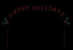 17' Happy Holidays Arch Holiday Light Display