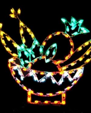 4' Fruit Basket Holiday Light Display
