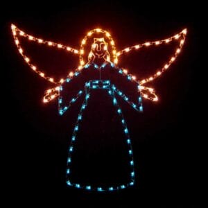 6' Angel Holiday Light Display