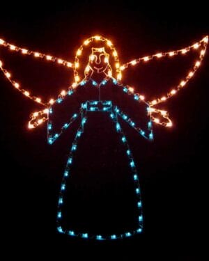 6' Angel Holiday Light Display
