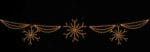40' Snowflake Skyline Holiday Light Display