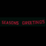 40' Seasons Greetings Skyline Holiday Light Display