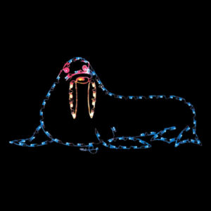 3' Walrus Holiday Light Display