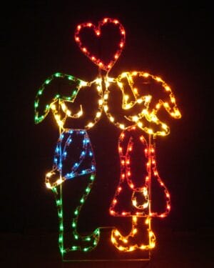 5' Elves Kissing