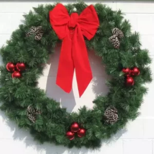 3' Deluxe Garland Building Front Wreath