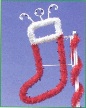 5' Garland Stocking Holiday Light Display