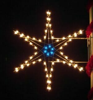 5' Silhouette Designer Snowflake Holiday Light Display