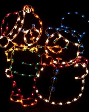 SNOWMAN WITH BEAR