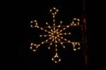 5' Silhouette Winter Snowflake Holiday Light Display