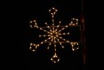 5' Silhouette Winter Snowflake Holiday Light Display