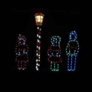 5.5' Large Boy Caroler Holiday Light Display