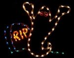 5' RIP Ghost Holiday Light Display