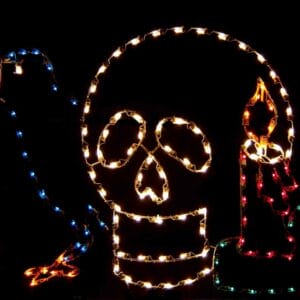 5' Witch's Tools Halloween Light Display