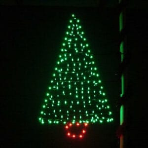 6' M6 Christmas Tree Pole Mount Holiday Light Display