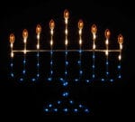 4' Menorah Holiday Light Display