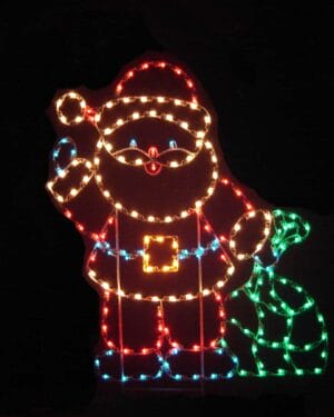 SANTA WITH BAG