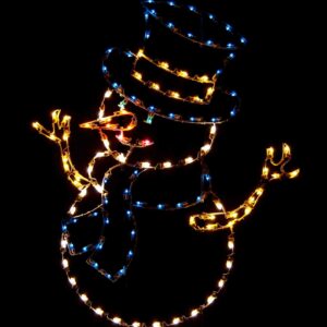 SNOWMAN WITH TOP HAT