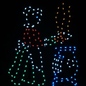 8' Mrs. Clause Baking Holiday Light Display