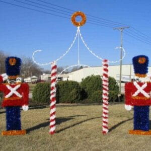 13' Guard House Holiday Light Display