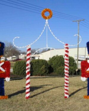 13' Guard House Holiday Light Display