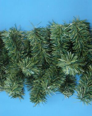 14" WIDE DOUBLE BRANCH GARLAND WITH LED LIGHTS (SOLD BY THE FOOT)