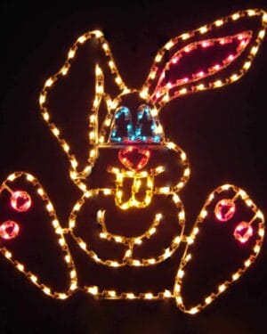 6' Bunny Holiday Light Display