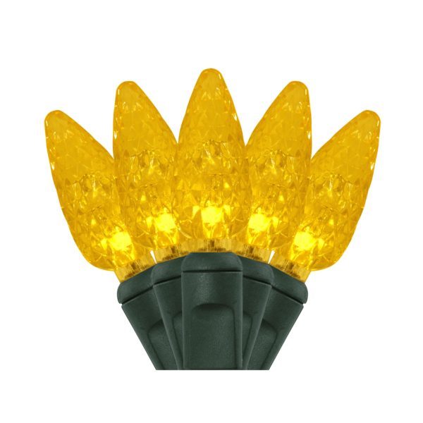 C6 70 LIGHT LED YELLOW CHRISTMAS LIGHTS Creative Displays