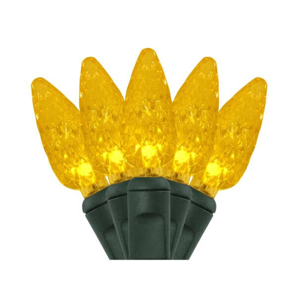 C6 70 LIGHT LED YELLOW CHRISTMAS LIGHTS Creative Displays