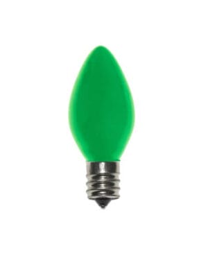 C7 Incandescent Ceramic Green Bulbs
