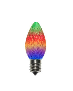 C7 LED RGB Slow Changing Retro Fit Bulb 25 Pack