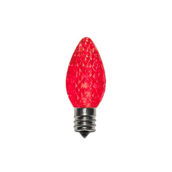 Creative Displays C7 SMD LED Red Retro Fit Bulb 25 Pack