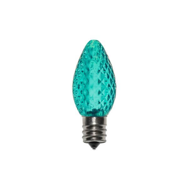 C7 SMD LED Teal Retro Fit Bulb 25 Pack