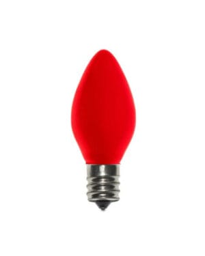 C7 Incandescent Ceramic Red Bulbs