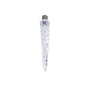 C9 5" LED Cool White Falling Icicle Lights
