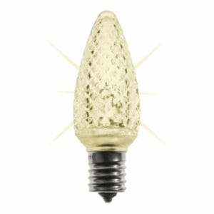 C9 LED SUN WHITE TWINKLE RETROFIT BULB 25 PACK
