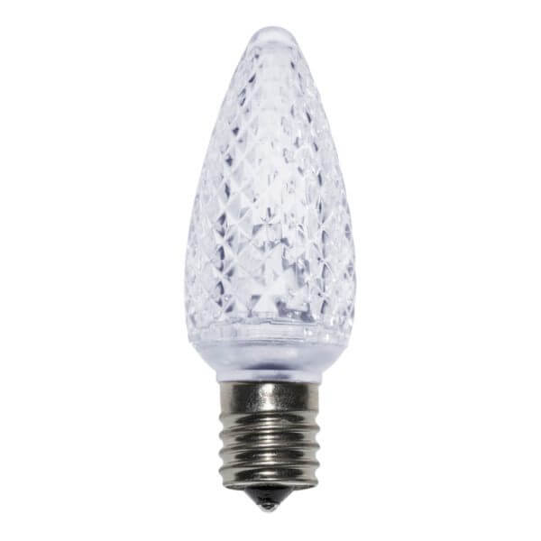 C9 SMD LED Cool White Retro Fit Bulb 25 Pack