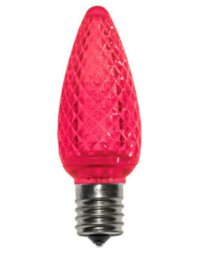 C9 SMD LED PINK RETROFIT BULB 25 PACK