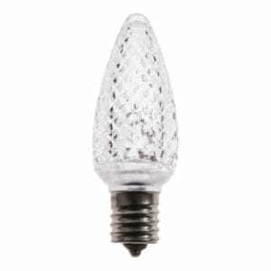 C9 SMD LED PURE WHITE RETROFIT BULB 25 PACK