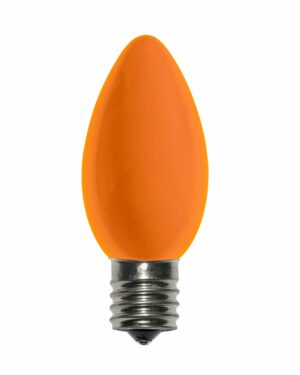 C9 Incandescent Ceramic Orange Bulbs
