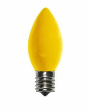 C9 Incandescent Ceramic Yellow Bulbs