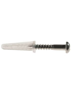 Clear Plastic Anchor 100 Pack