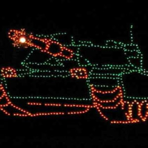 11' Custom Tank Holiday Light Display