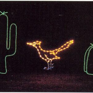 10' Cactus Scene Holiday Light Display