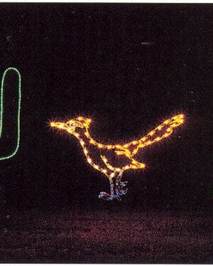 10' Cactus Scene Holiday Light Display