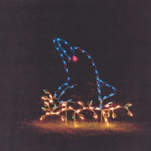 3' Dolphin Holiday Light Display